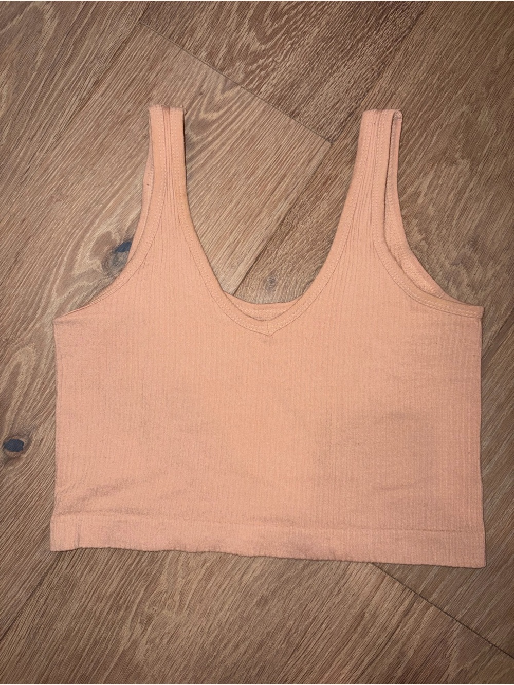 urban outfitters drew tank top peach